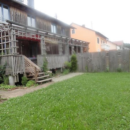 Villa Holzhaus mit grüner Aussicht zum Erholen Burgheim Exterior foto